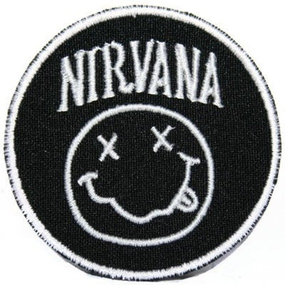 naszywka NIRVANA -  SMILEY WHITE