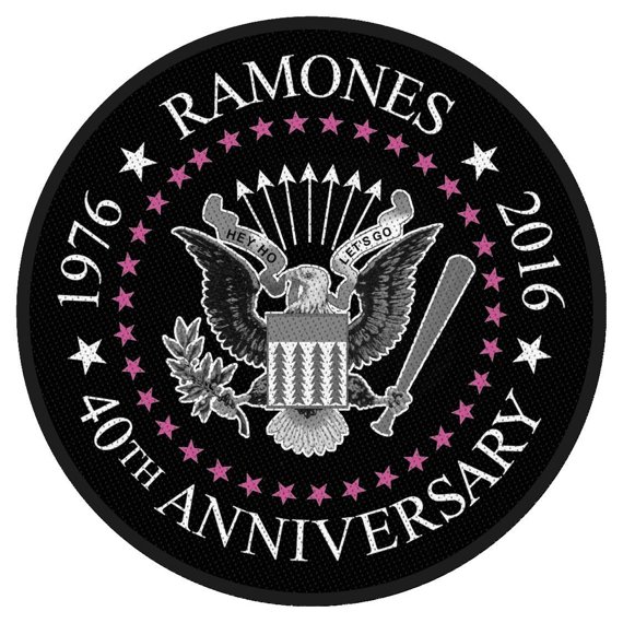 naszywka RAMONES - 40TH ANNIVERSARY