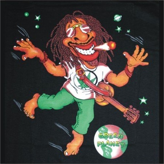 naszywka RASTA  - GREEN PLANET 