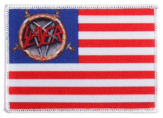 naszywka SLAYER - USA FLAG