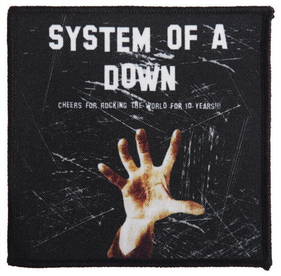 naszywka SYSTEM OF A DOWN - CHEERS FOR ROCKING...