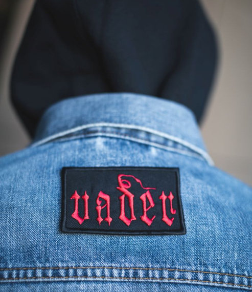 naszywka VADER - LOGO black/red