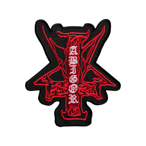 naszywka termiczna ABIGOR - LOGO RED