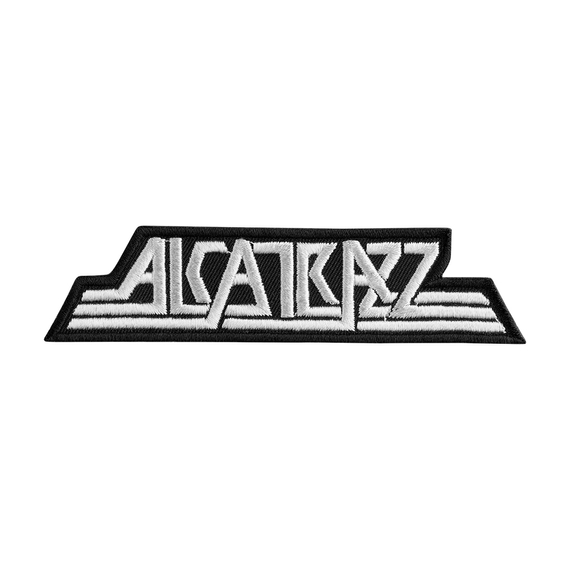 naszywka termiczna ALCATRAZZ - LOGO WHITE