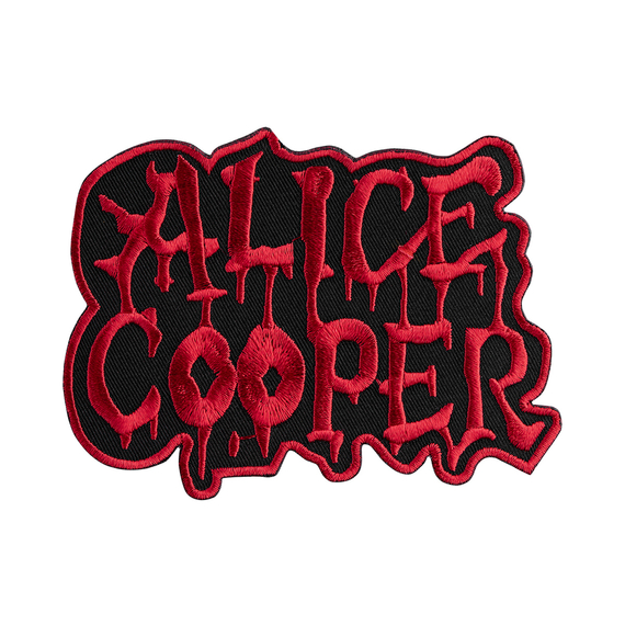 naszywka termiczna ALICE COOPER - LOGO RED