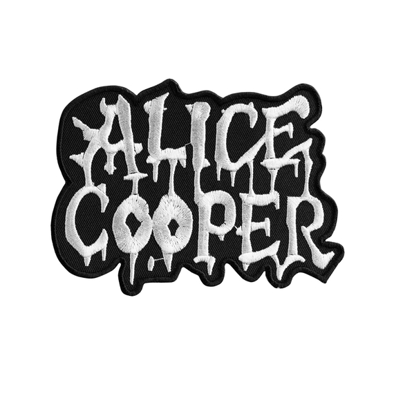 naszywka termiczna ALICE COOPER - LOGO WHITE