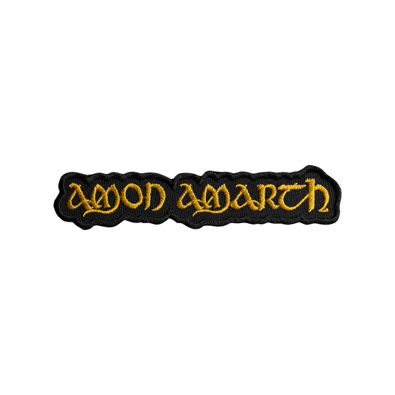 naszywka termiczna AMON AMARTH - LOGO YELLOW