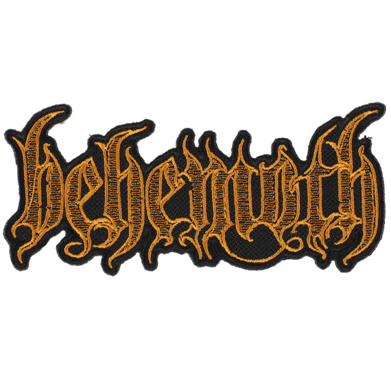 naszywka termiczna BEHEMOTH - LOGO GOLD 