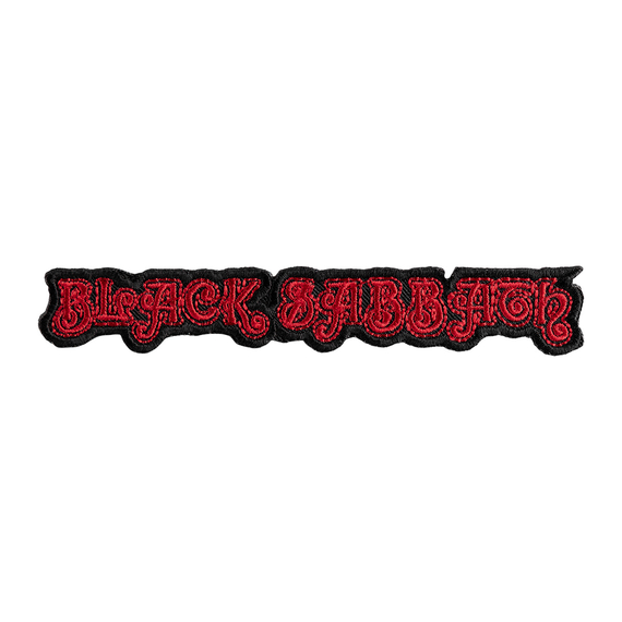 naszywka termiczna BLACK SABBATH - LOGO RED