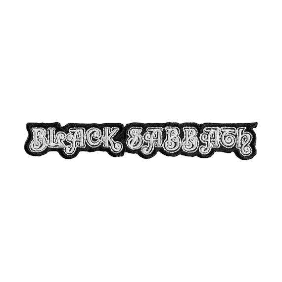 naszywka termiczna BLACK SABBATH - LOGO WHITE