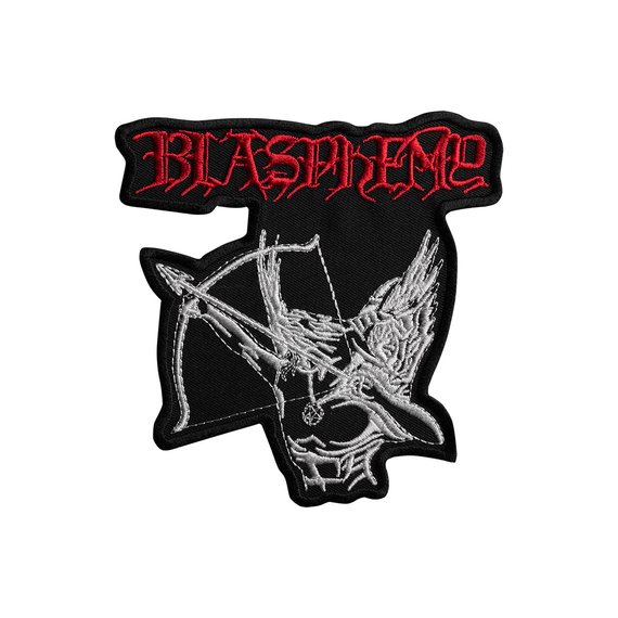 naszywka termiczna BLASPHEMY - FALLEN ANGEL OF DOOM BLACK