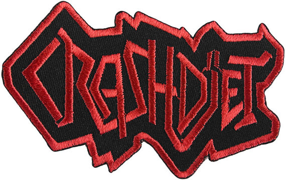 naszywka termiczna CRASHDIET - LOGO 