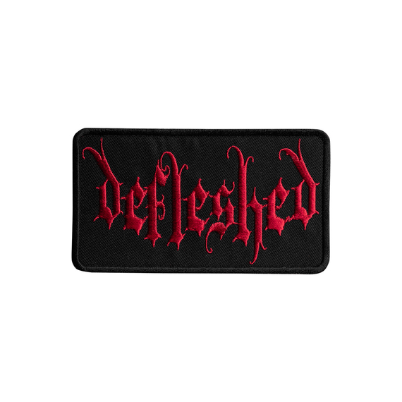 naszywka termiczna DEFLESHED - LOGO BLACK