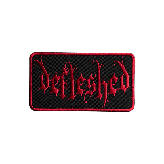 naszywka termiczna DEFLESHED - LOGO RED