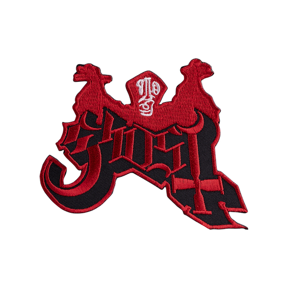 naszywka termiczna GHOST - LOGO RED