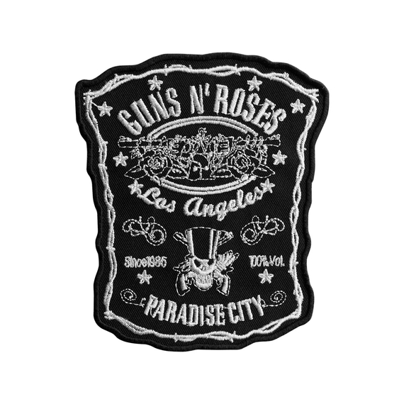 naszywka termiczna GUNS N' ROSES - PARADISE CITY WHITE LABEL