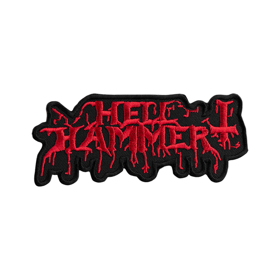 naszywka termiczna HELLHAMMER - LOGO RED