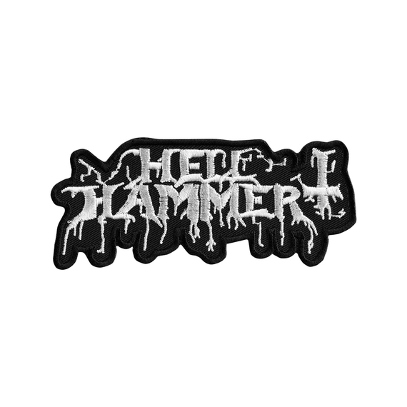 naszywka termiczna HELLHAMMER - LOGO WHITE