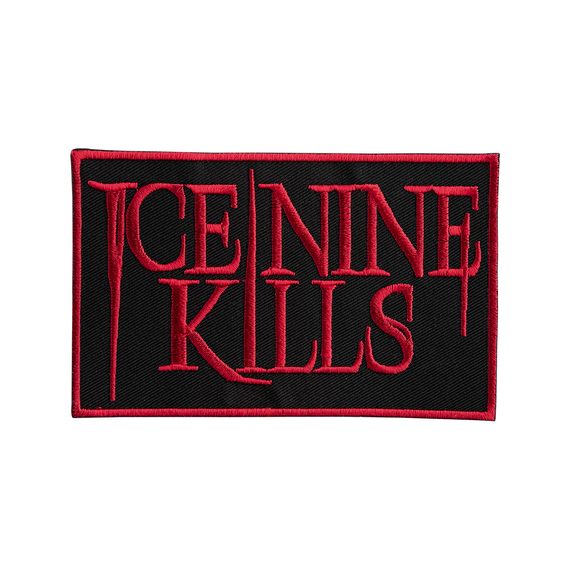 naszywka termiczna ICE NINE KILLS - LOGO RED