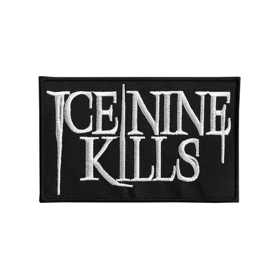 naszywka termiczna ICE NINE KILLS - LOGO WHITE