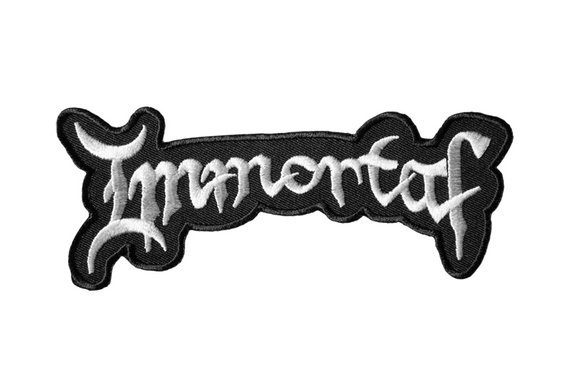 naszywka termiczna IMMORTAL - LOGO 