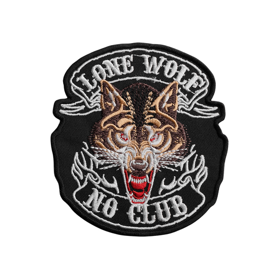 naszywka termiczna LONE WOLF NO CLUB