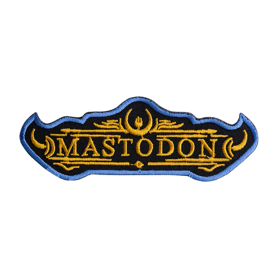 naszywka termiczna MASTODON - LOGO BLUE