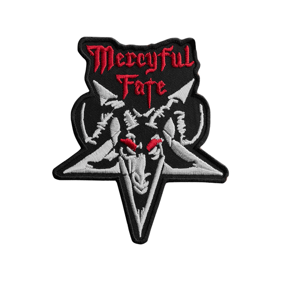 naszywka termiczna MERCYFUL FATE - PENTAGRAM GOAT BLACK