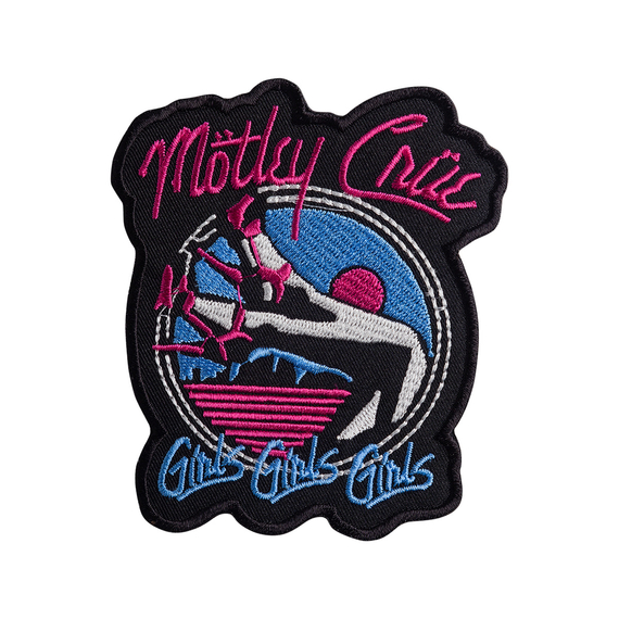 naszywka termiczna MOTLEY CRUE - GIRLS, GIRLS, GIRLS 