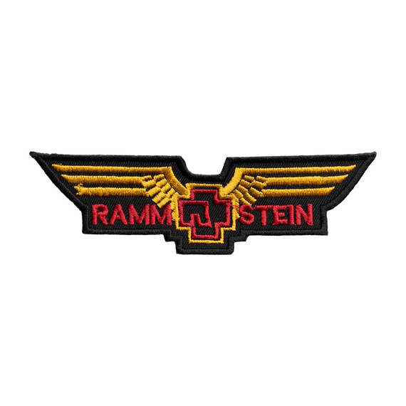 naszywka termiczna RAMMSTEIN - LOGO YELLOW