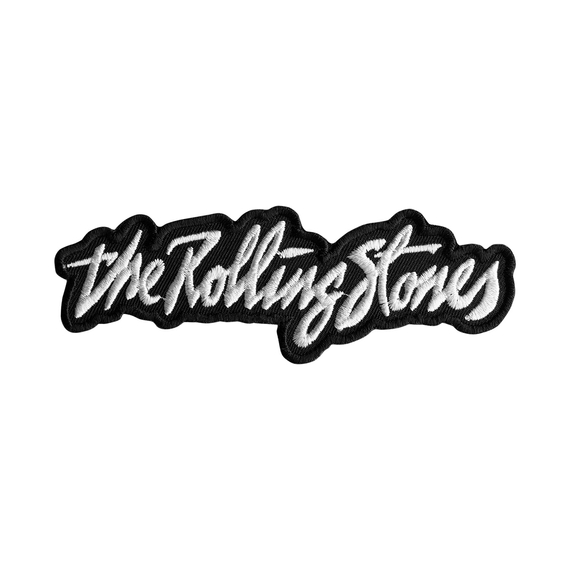 naszywka termiczna ROLLING STONES - LOGO WHITE