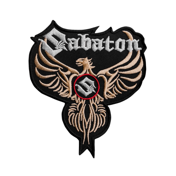 naszywka termiczna SABATON - COAT OF ARMS BLACK