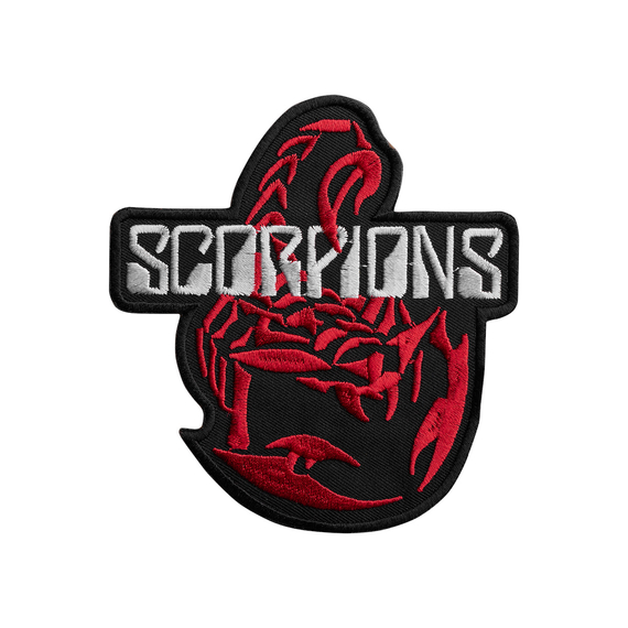 naszywka termiczna SCORPIONS - LOGO BLACK