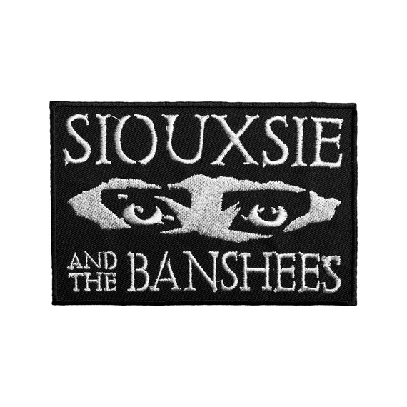 naszywka termiczna SIOUXSIE AND THE BANSHEES - LOGO WHITE