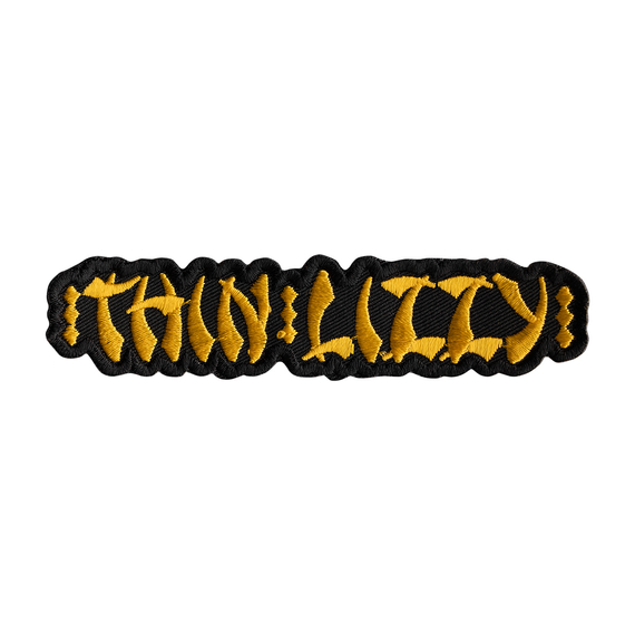 naszywka termiczna THIN LIZZY - LOGO YELLOW