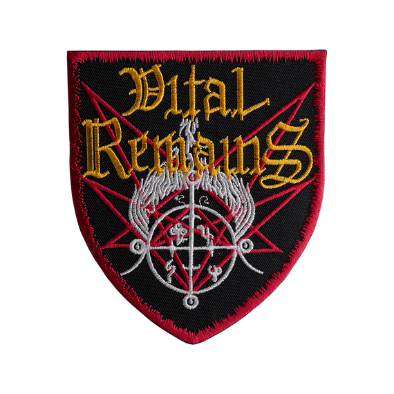 naszywka termiczna VITAL REMAINS - SHIELD RED