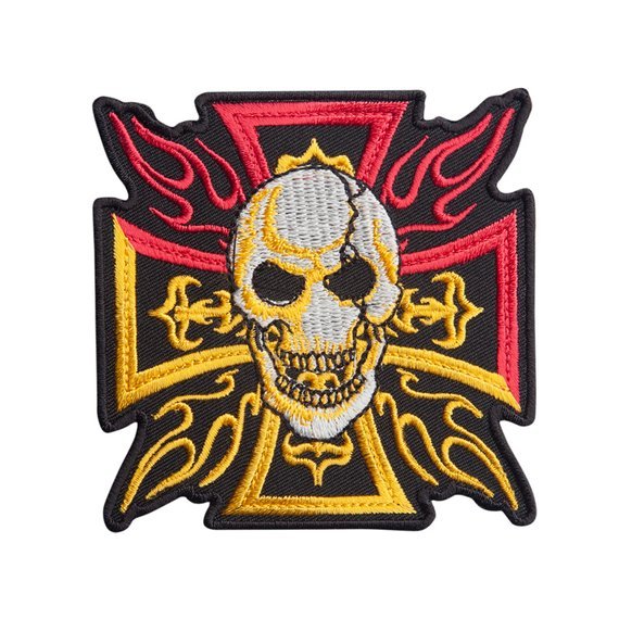 naszywka termiczna WEST COAST CHOPPERS - SKULL 5