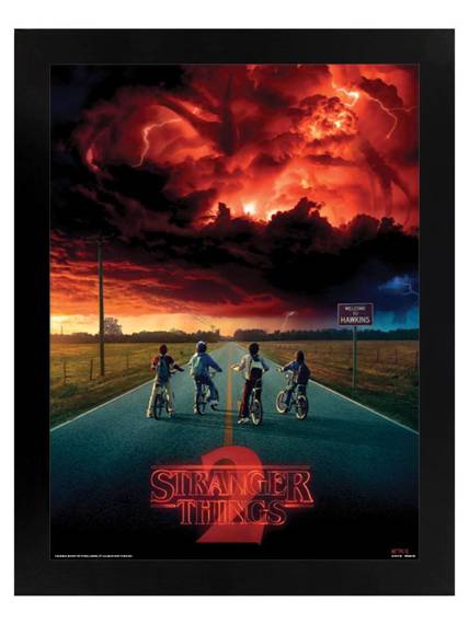 obraz w ramie 3D STRANGER THINGS - MIND FLAYER