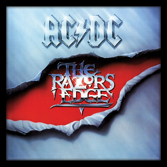 obraz w ramie AC/DC - THE RAZORS EDGE