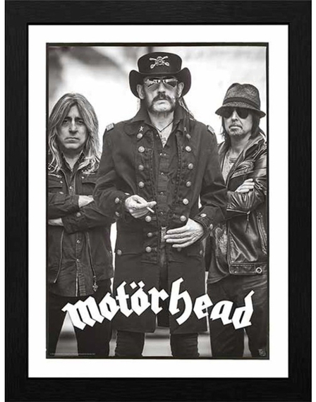 obraz w ramie MOTORHEAD - GROUP BLACK AND WHITE