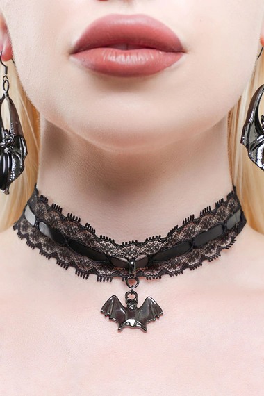 obroża KILLSTAR - MOURNING MAIDEN CHOKER