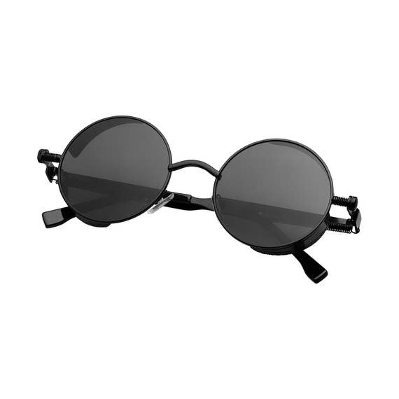 okulary LENONKI STEAMPUNK RETRO RAY BLACK