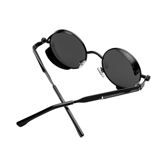 okulary LENONKI STEAMPUNK RETRO RAY BLACK