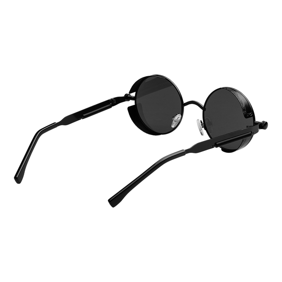 okulary LENONKI STEAMPUNK RETRO RAY BLACK