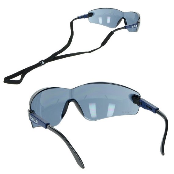 okulary taktyczne BOLLE VIPER 2 - SMOKE - ELECTRIC BLUE