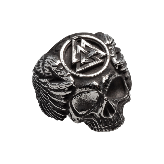 pierścień VALKNUT SKULL