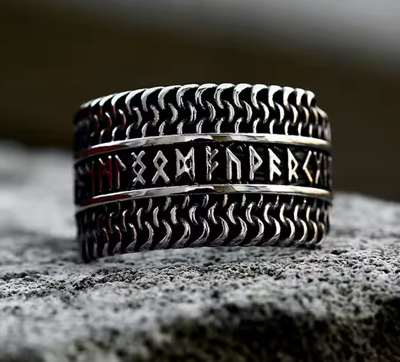 pierścień VIKING'S RUNE