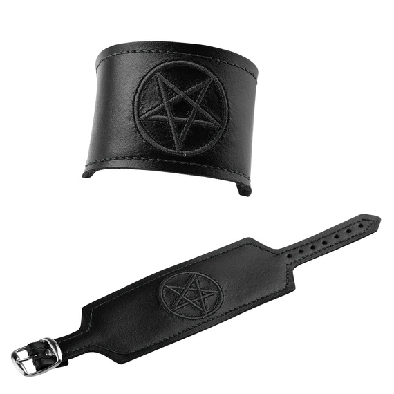 pieszczocha wyszywana PENTAGRAM (BLACK) 