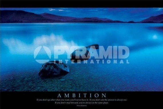 plakat AMBITION