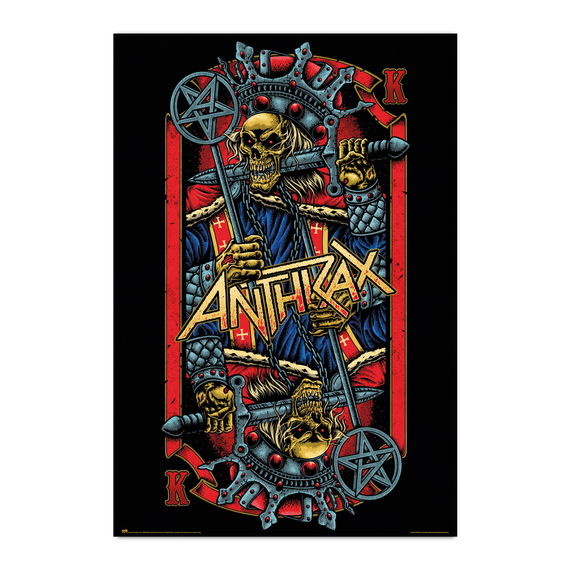 plakat ANTHRAX - EVIL KINGS